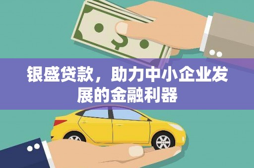 田中银盛贷款，助力中小企业发展的金融利器