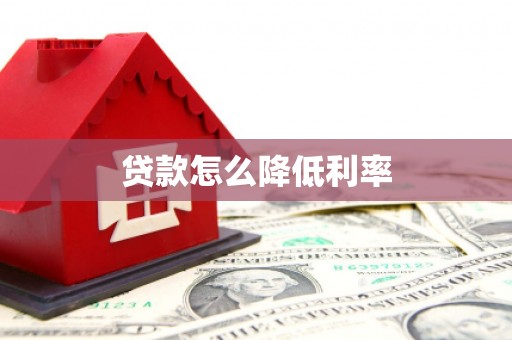 田中贷款怎么降低利率