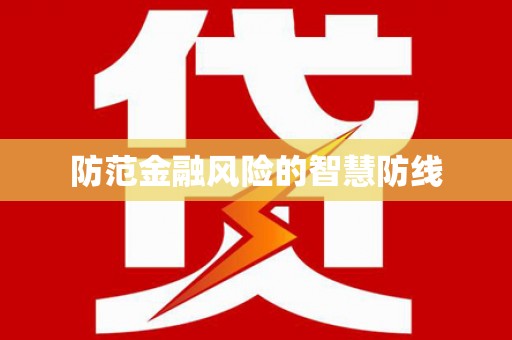 田中防范金融风险的智慧防线
